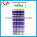 Best -selling 7 inch HB pencil with eraser toppers for stdents
